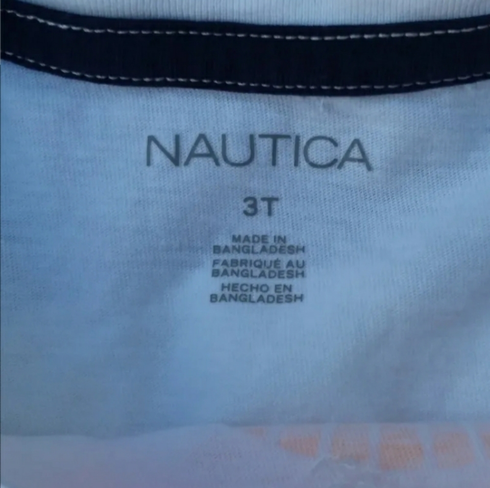 💕FREE💕 ⭐3/$15  Nautica Toddler Girls Tee - Picture 4 of 5